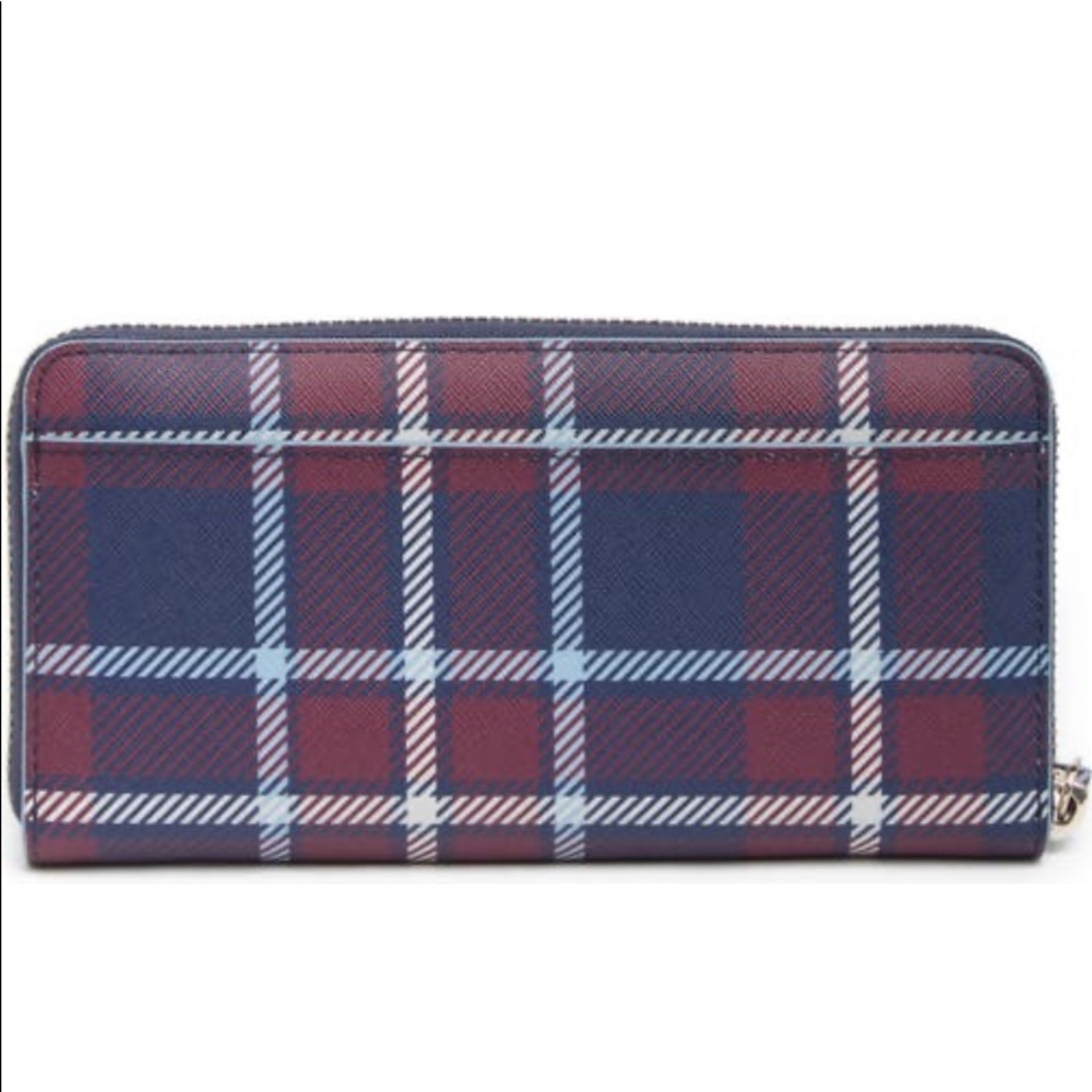 kate spade NY Laurel Travel Plaid Wallet - Picture 3 of 10
